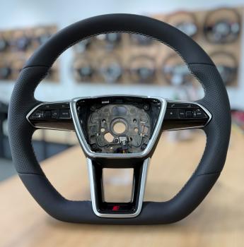 Lenkrad neu beziehen passend für Audi A6 S6 RS6 A7 S7 RS7 E-Tron GT, Design A648